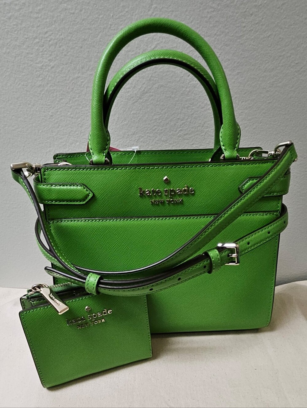 Kate Spade Kelly Street Small Top-Handle Satchel in Green